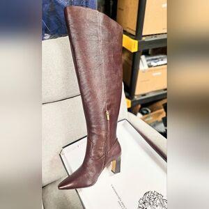 Vince Camuto Rich Brown Over the Knee Boots